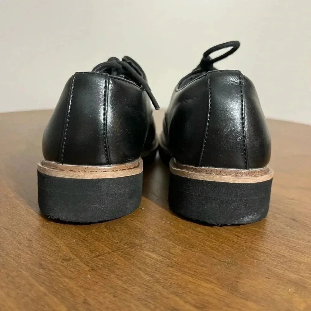 Harper‎ Canyon Boys Black Leather Dress Shoes 11M